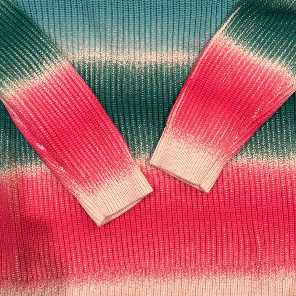 Talbots Crewneck Sweater Multicolored Size Small - image 2